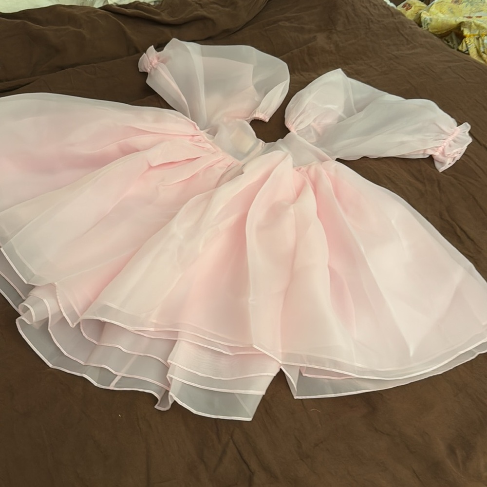 NWT SELKIE The Angel Delight Puff Dress - Picture 12 of 13